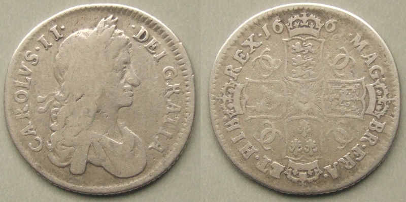 Charles II 1663 shilling Charles II 1663 shilling